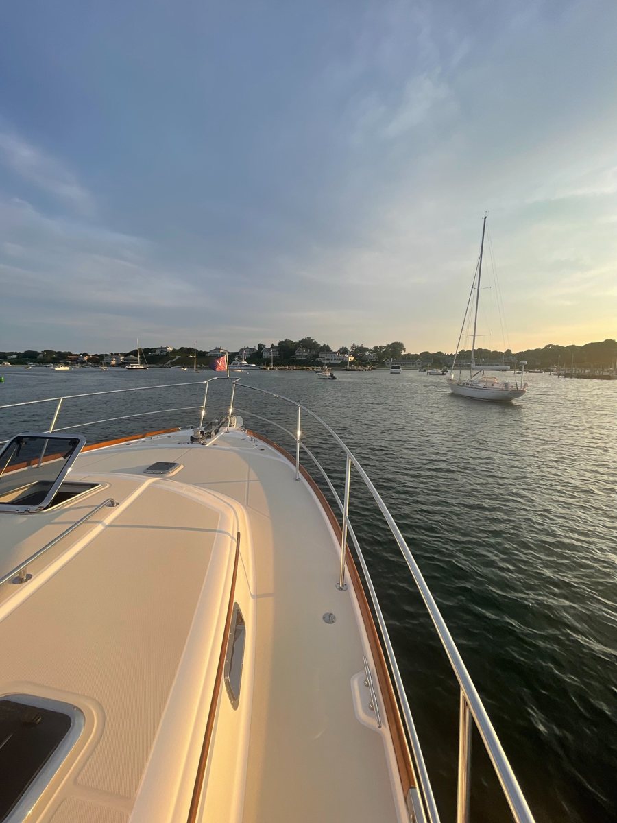 View from a powerboat on the East Coast
